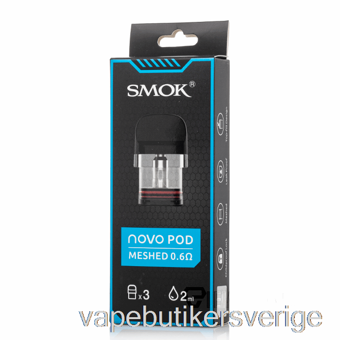 Vape Sverige Smok Novo Utbyte Pod Patroner 0.6ohm Novo Pods